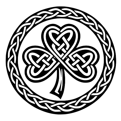 Celtic Shamrock Badge - Digital File - XCS Friendly Digital My Custom Designs PDF