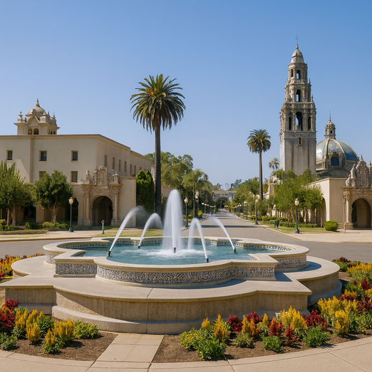 Balboa Park - California United States - Rendered - Digital File Digital My Custom Designs PDF