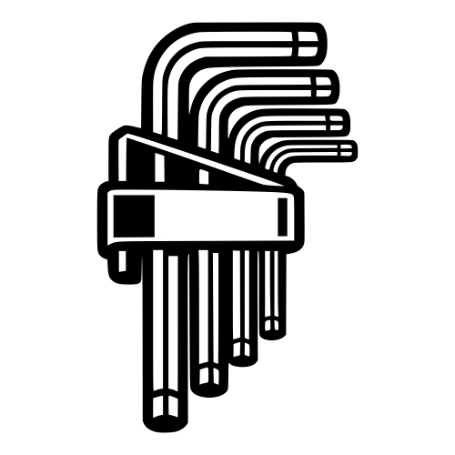 Hex Key Set - Vector Graphics - Digital File Digital My Custom Designs PDF