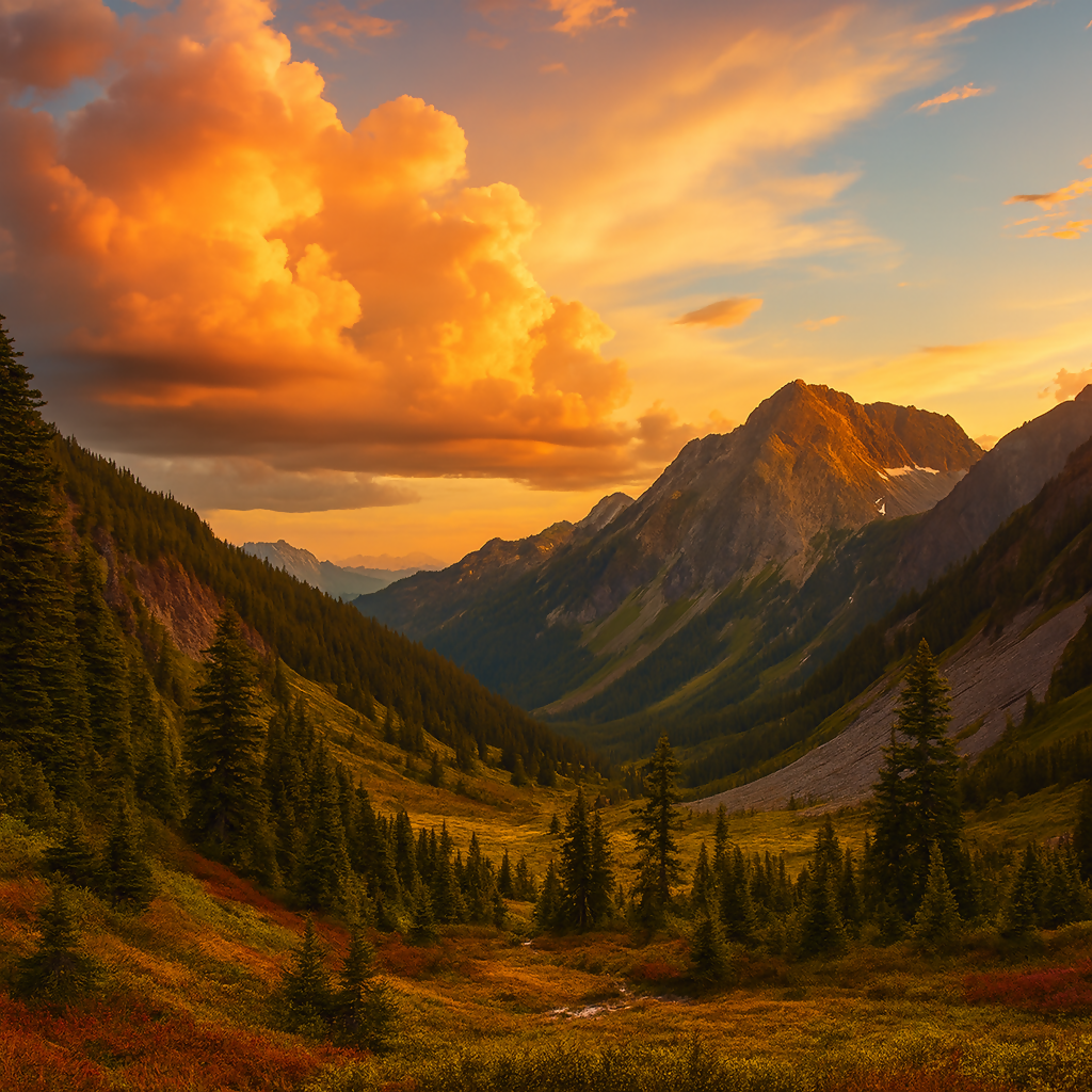 Sahale Arm - North Cascades National Park - Washington United States - Rendered - Digital File Digital My Custom Designs PDF