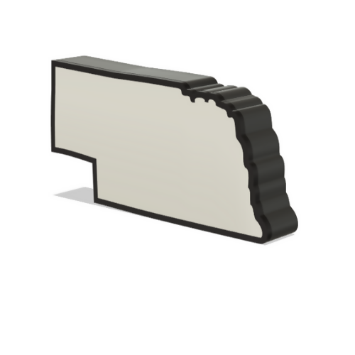 Nebraska Wall Lightbox - United States - 3D Print File - Digital File Digital My Custom Designs