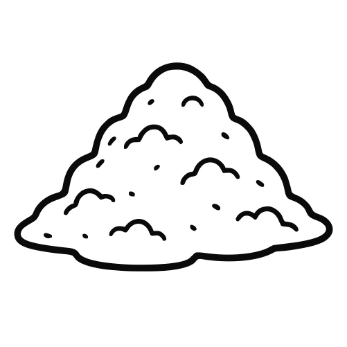 Snow Pile Outline - Digital File - XCS Friendly Digital My Custom Designs PDF