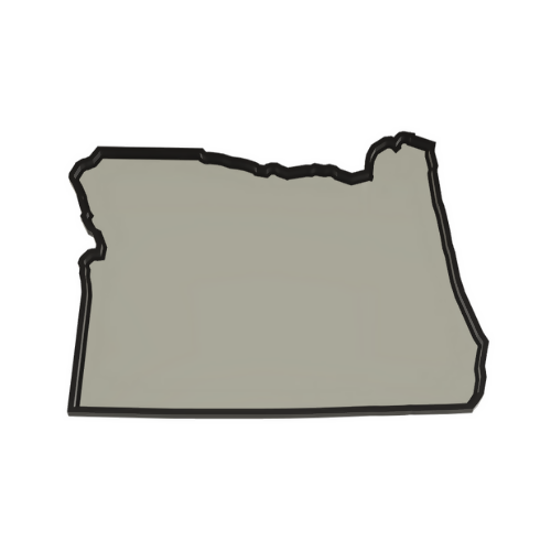 Oregon Wall Lightbox - United States - 3D Print File - Digital File Digital My Custom Designs