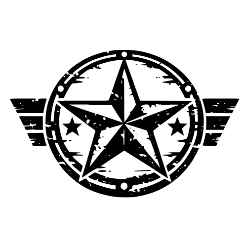 Distressed Star Badge - Digital File - Vector Graphics Digital My Custom Designs PDF