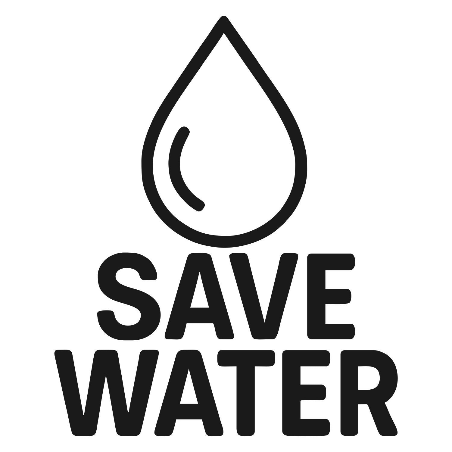 Save Water - Digital File - XCS Friendly Digital My Custom Designs PNG