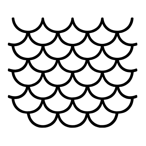 Mermaid Scales Design - Vector Graphics - Digital File Digital My Custom Designs PDF