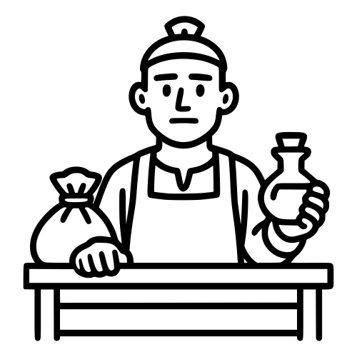 NPC Shopkeeper - Digital File - XCS Friendly Digital My Custom Designs PDF