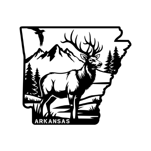 Arkansas - Wall / Home Decor - State Outline - United States - Digital File Digital My Custom Designs ZIP File