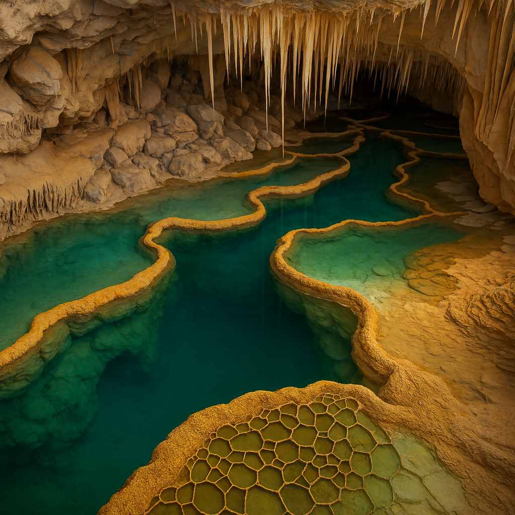 Lechuguilla Cave - Carlsbad Caverns National Park - New Mexico United States - Rendered - Digital File Digital My Custom Designs PDF