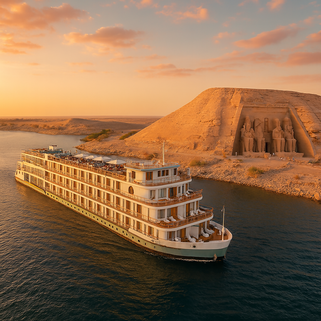 Nile River Cruises - Cairo Egypt - Africa - Rendered - Digital File Digital My Custom Designs PDF