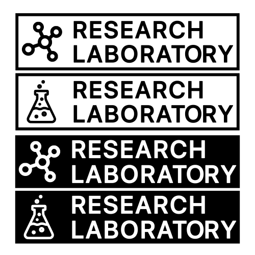 Research Laboratory Sign - Digital File - XCS Friendly Digital My Custom Designs PDF