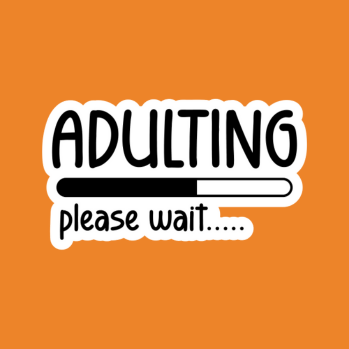 Adulting Please Wait - Stickers - Digital Files Digital My Custom Designs ZIP File