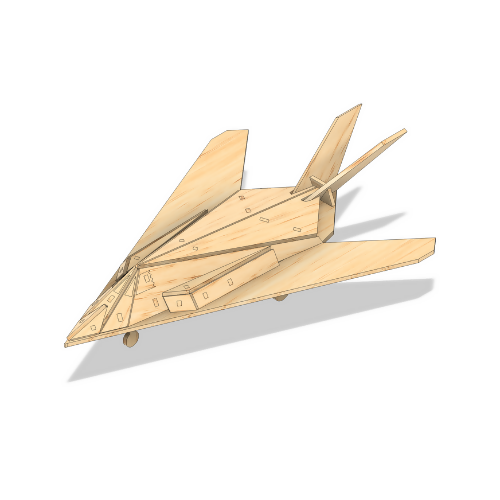 F-117 - Layered Puzzles and Projects - Digital File Digital My Custom Designs
