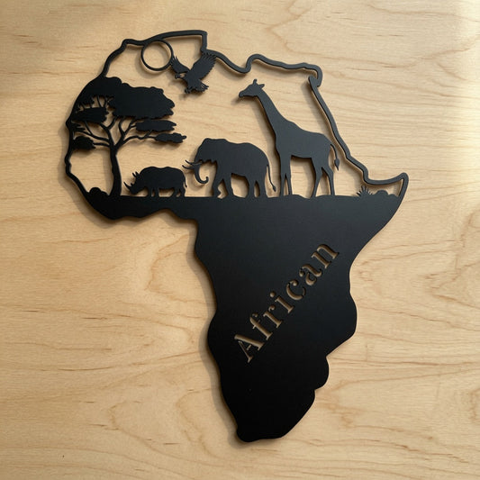 Africa Custom Text - Wall / Home Decor - Digital File - ZIP File - Digital