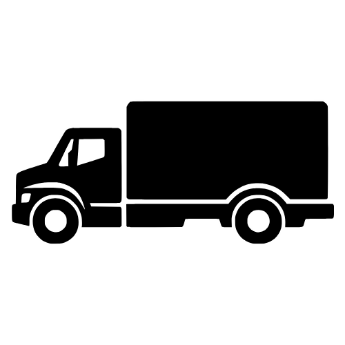 Box Truck Silhouette - Vector Graphics - Digital File Digital My Custom Designs PDF