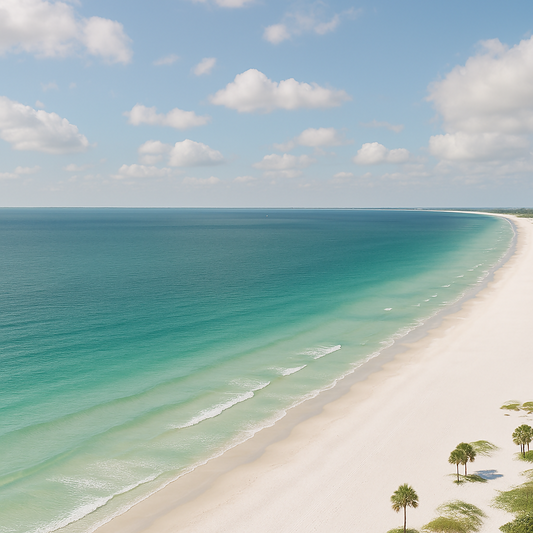 Clearwater Beach - Florida United States - Rendered - Digital File Digital My Custom Designs PDF