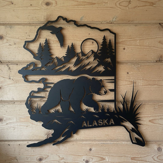 Alaska - Wall / Home Decor - State Outline - United States - Digital File - ZIP File - Digital