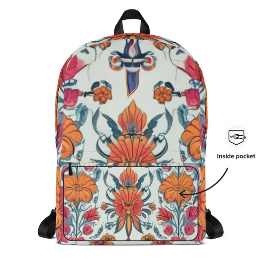 Summer Floral Custom Design Backpack My Custom Designs