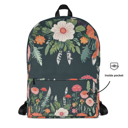 Summer Floral Custom Design Backpack My Custom Designs