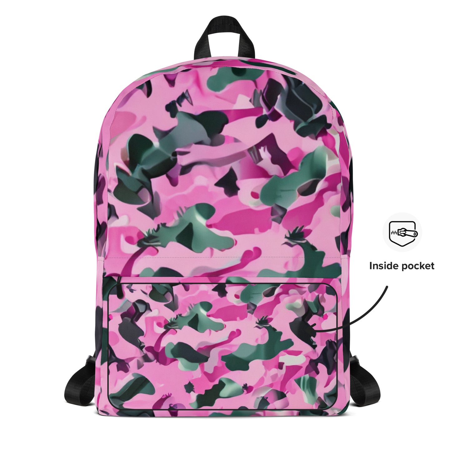 Pink Camouflage Custom Backpack My Custom Designs