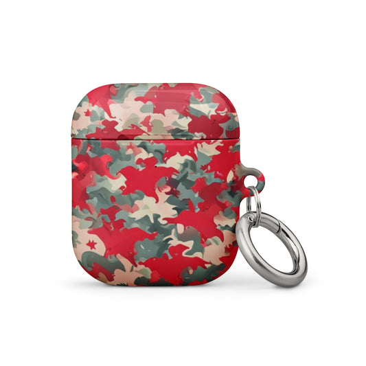 Crimson Camouflage Case for AirPods® My Custom Designs AirPods Gen1