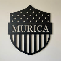 American Flag Shield - Wall Home Decor - Digital File - ZIP File - Digital