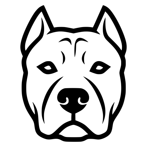 American Pit Bull Terrier Outline - Digital File - XCS Friendly Digital My Custom Designs PDF