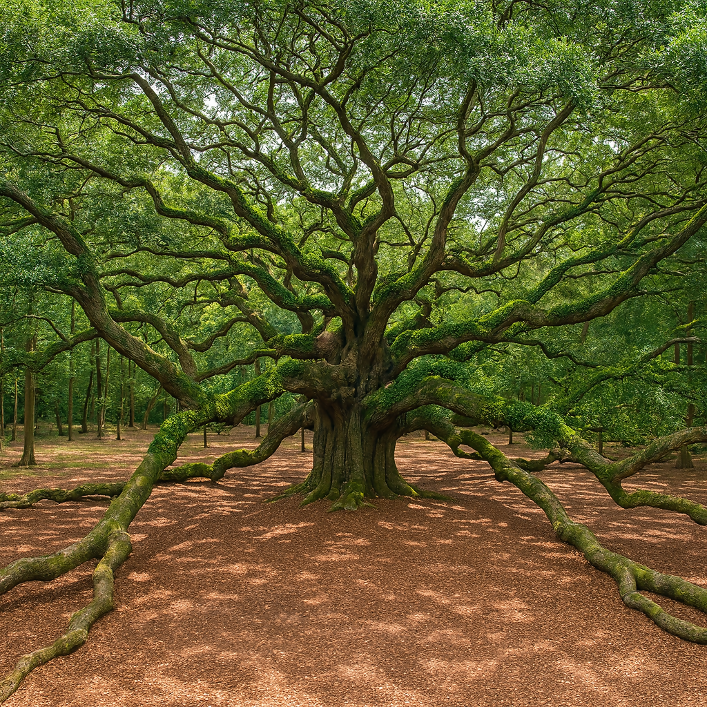 Angel Oak Tree - South Carolina United States - Rendered - Digital File Digital My Custom Designs PDF