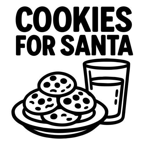 Cookies for Santa - Digital File - XCS Friendly Digital My Custom Designs PDF