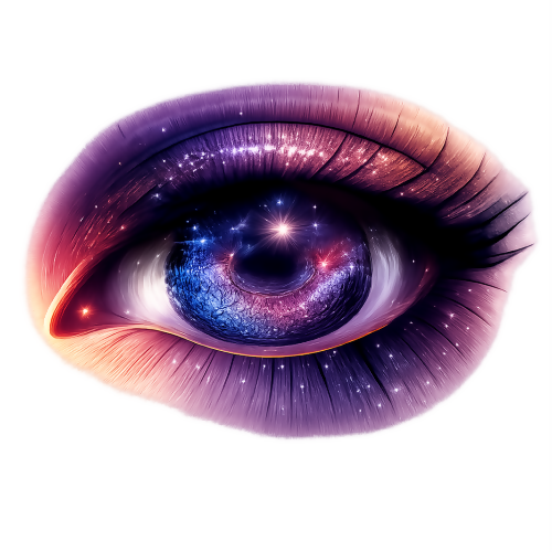 Art & Aesthetics - Eye Cosmic - T Shirt Design - Digital File Digital My Custom Designs 300 DPI PNG