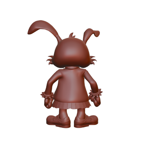Hoppa - Rough Rabbit Series - 3D Printer Ready - Digital File ZIP Digital File My Custom Designs