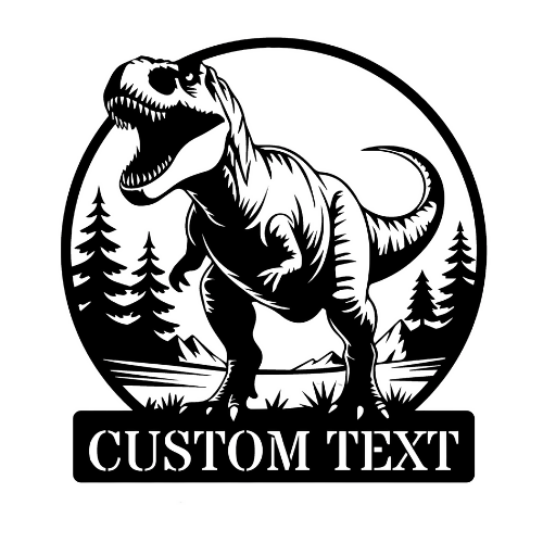 T-Rex - Wall / Home Decor - Digital File Digital My Custom Designs ZIP File