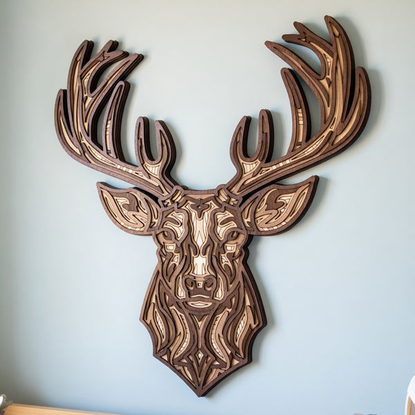 Buck - Layered Line Design - Digital File Digital My Custom Designs