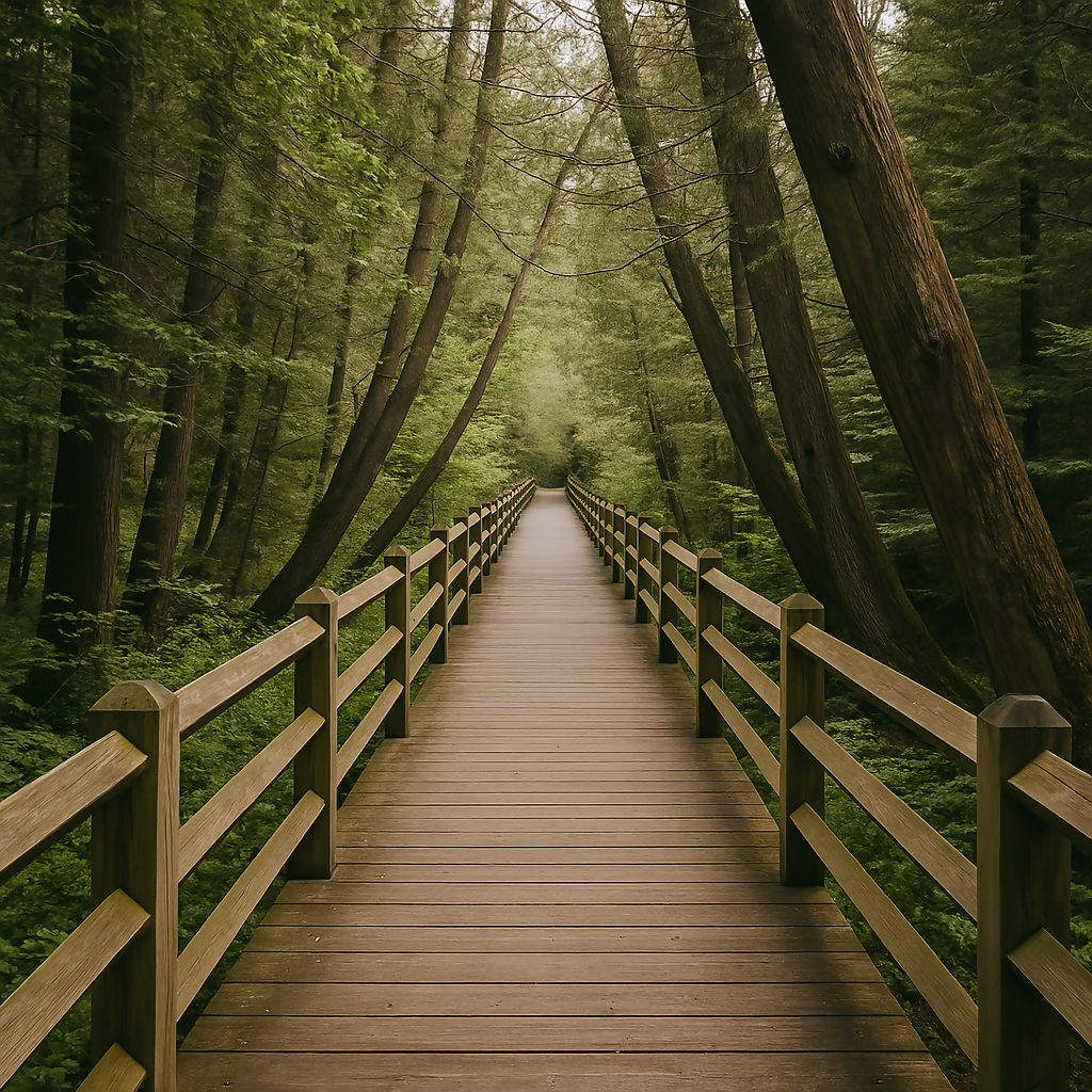 Boardwalk Trail - Tahquamenon Falls State Park - Michigan United States - Rendered - Digital File Digital My Custom Designs PDF
