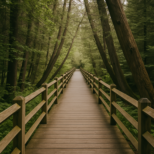 Boardwalk Trail - Tahquamenon Falls State Park - Michigan United States - Rendered - Digital File Digital My Custom Designs PDF