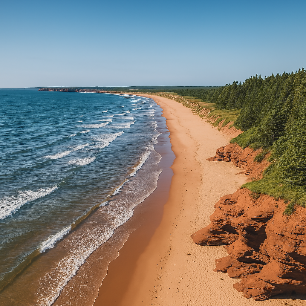 Red Point Provincial Park - Prince Edward Island Canada - Rendered - Digital File Digital My Custom Designs PDF