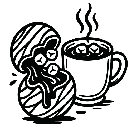 Hot Chocolate Bomb - Digital File - XCS Friendly Digital My Custom Designs PDF