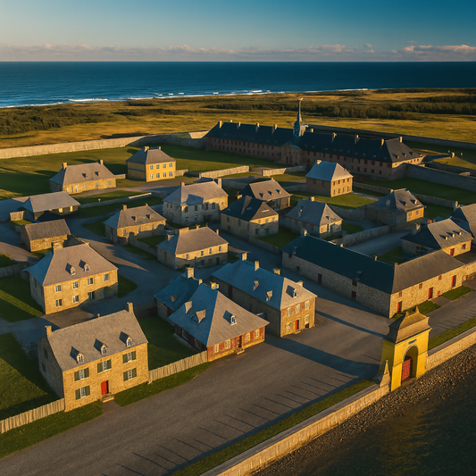 Fortress of Louisbourg National Historic Site - Cape Breton Island - Nova Scotia Canada - Rendered - Digital FIle Digital My Custom Designs PDF