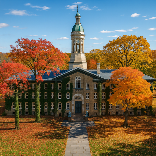 Nassau Hall - Princeton University - New Jersey United States - Rendered - Digital File Digital My Custom Designs PDF