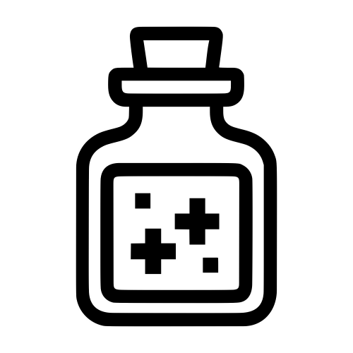 Potion Bottle - Digital File - XCS Friendly Digital My Custom Designs PDF