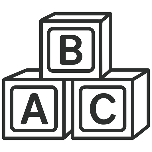 Baby Blocks - Digital File - XCS Friendly Tumbler My Custom Designs PNG