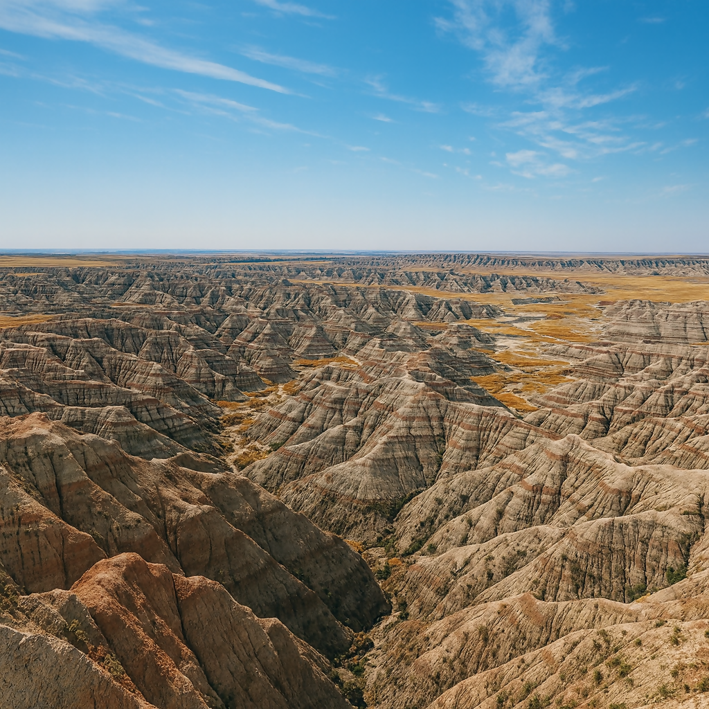 Badlands National Park - South Dakota United States - Rendered - Digital File Digital My Custom Designs PDF