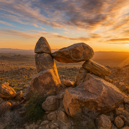 Balanced Rock - Big Bend National Park - Texas United States - Rendered - Digital File Digital My Custom Designs PDF