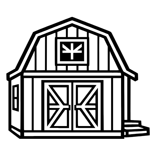 Barn-Style Tiny House - Vector Graphics - Digital File Digital My Custom Designs PDF