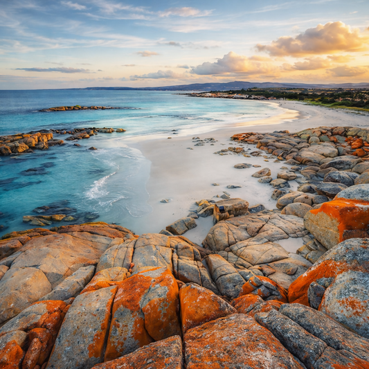 Bay of Fires Conservation Area - Tasmania - Australia - Rendered - Digital File Digital My Custom Designs PDF