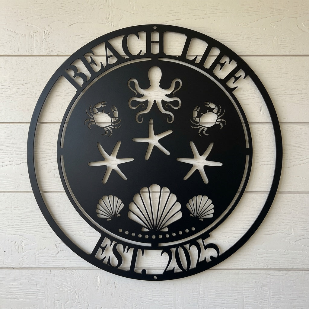 Beach Icons - Custom Wall / Home Decor - Digital File - ZIP File - Digital