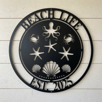Beach Icons - Custom Wall / Home Decor - Digital File - ZIP File - Digital