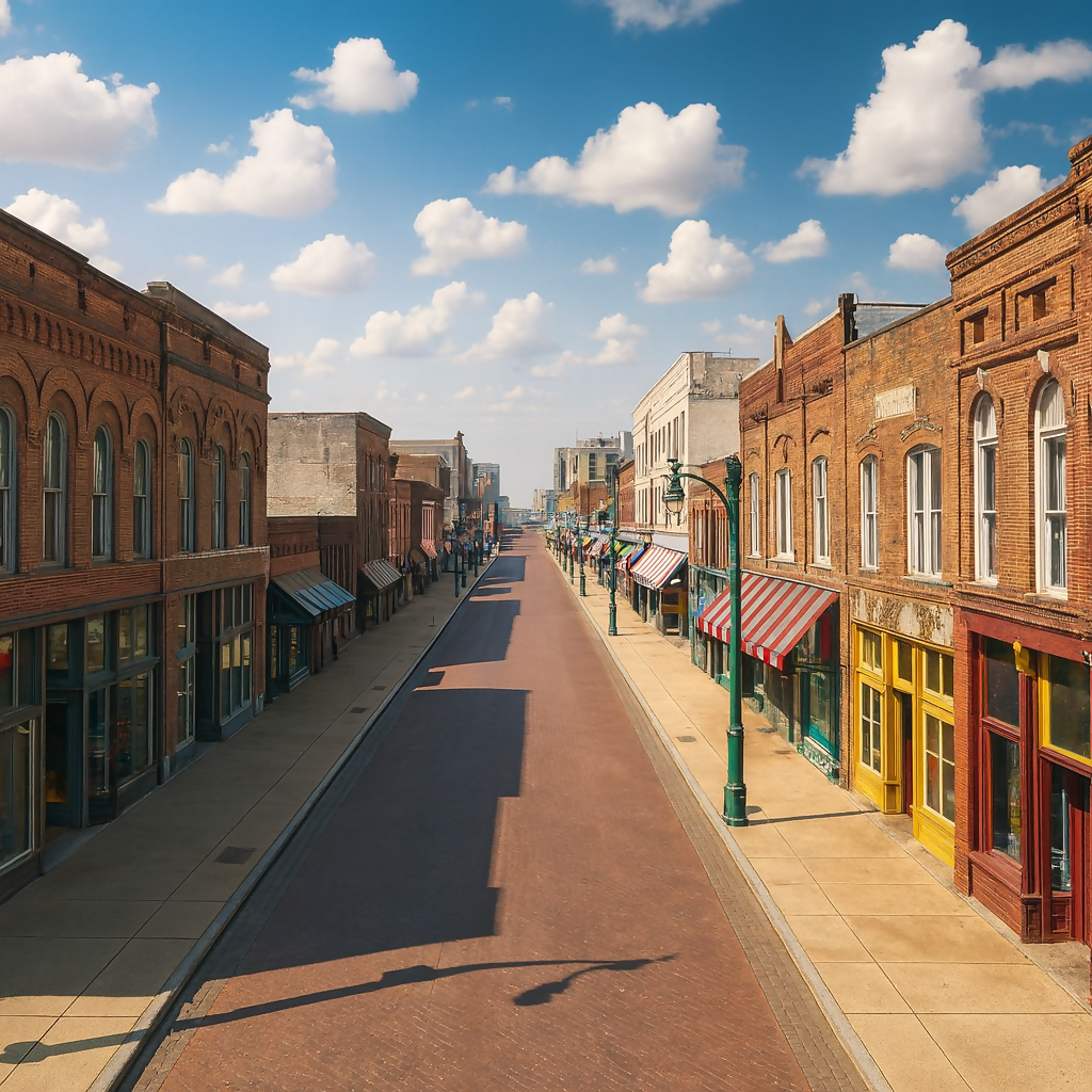Beale Street (Memphis) - Tennessee United States - Rendered - Digital File Digital My Custom Designs PDF