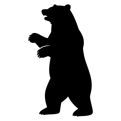 Bear Standing on hind legs Digital My Custom Designs PDF