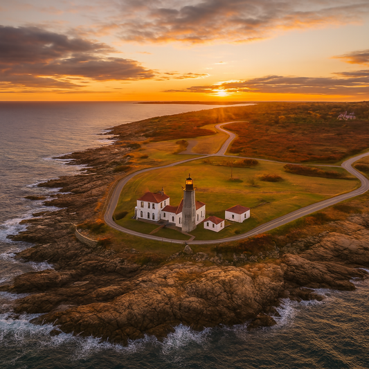 Beavertail State Park - Rhode Island United States - Rendered - Digital File Digital My Custom Designs PDF